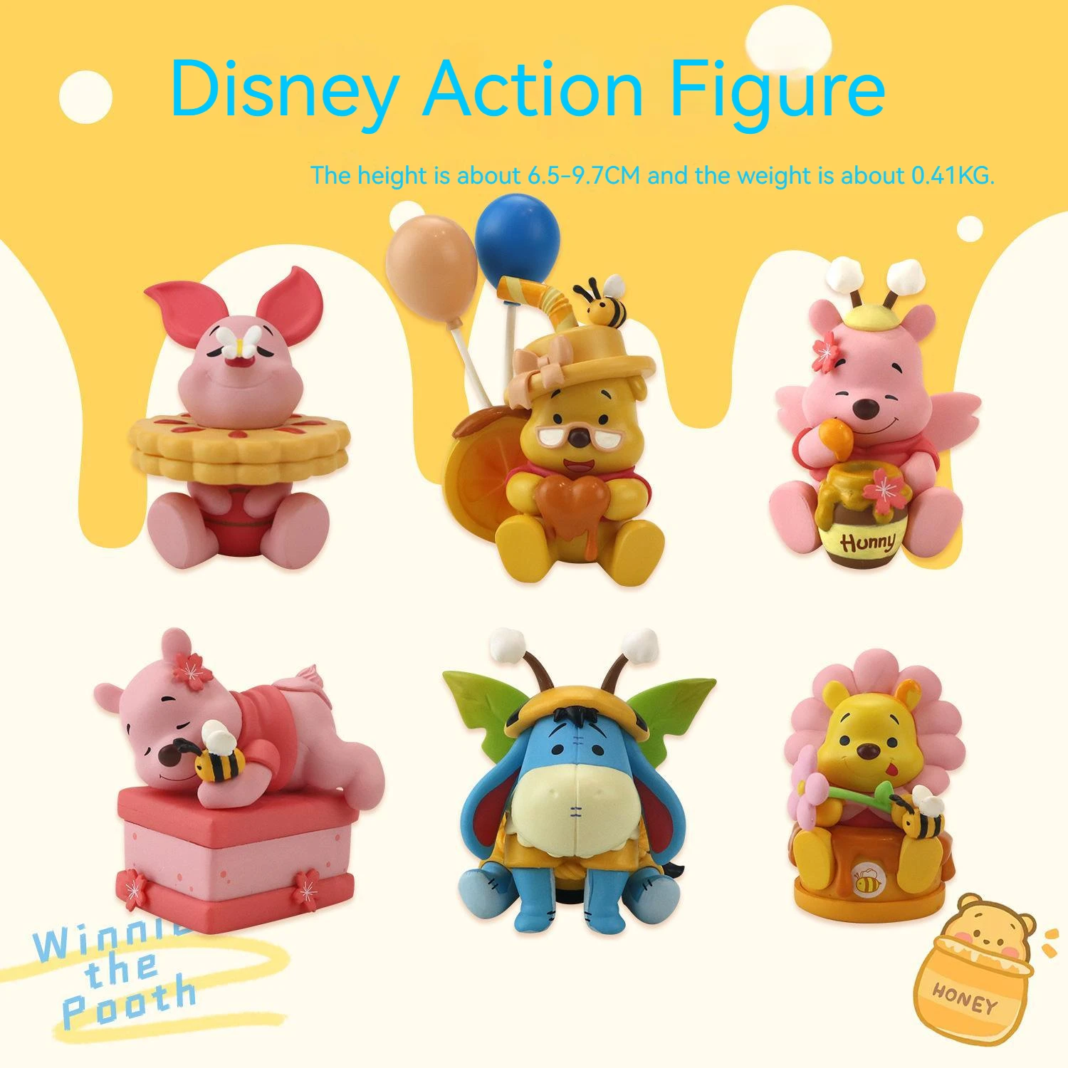 Фигурки из мультфильма «Винни-Пух», Disney Donkey Eeyore, свинка, модели кукол, декоративные игрушки для детей
Фигурки из мультфильма «Винни-Пух», Disney Donkey Eeyore, свинка, модели кукол, декоративные игрушки для детей