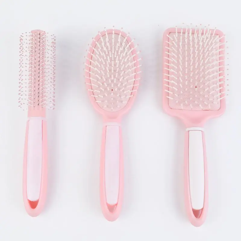Pink jelly color plastic comb air bag massage comb set comb straight hair curls comb big board comb
Pink jelly color plastic comb air bag massage comb set comb straight hair curls comb big board comb