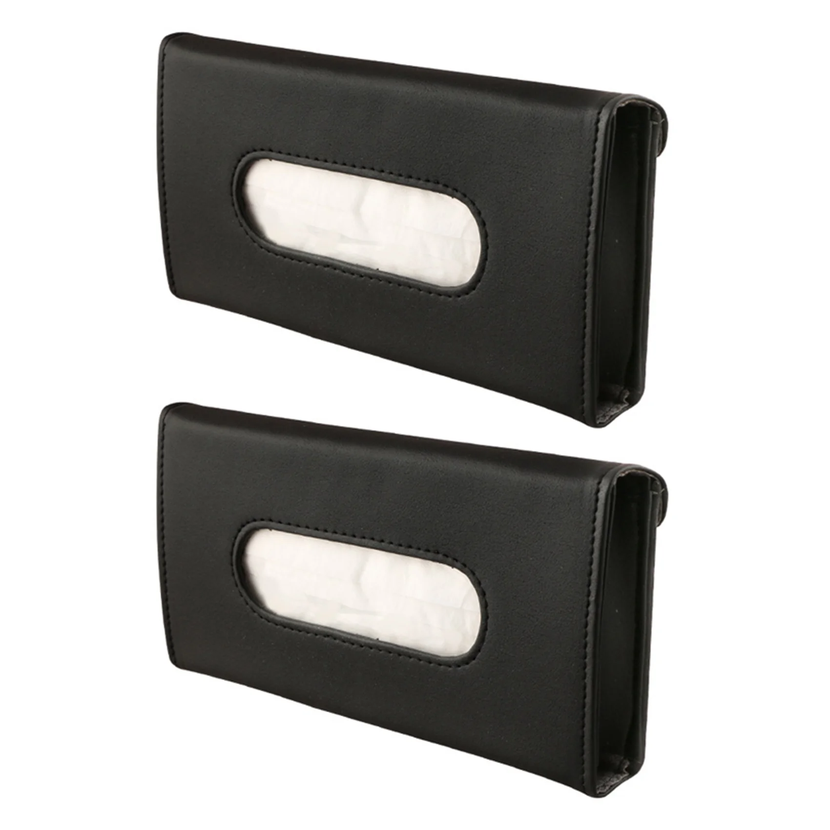 2Pcs Car Tissue Holder Sun Visor Tissue Box Holder Auto Interior Storage Mask Storage Box Decoration(Black)
2Pcs Car Tissue Holder Sun Visor Tissue Box Holder Auto Interior Storage Mask Storage Box Decoration(Black)