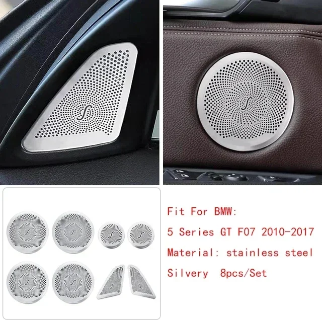 Внутренняя дверь автомобиля, звуковые колонки, декоративная стереопанель, Накладка для динамика BMW 5 Series GT 5GT F07 2010-2017
Внутренняя дверь автомобиля, звуковые колонки, декоративная стереопанель, Накладка для динамика BMW 5 Series GT 5GT F07 2010-2017