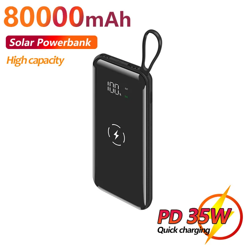 Зеркальный портативный внешний аккумулятор с цифровым дисплеем и двумя USB-портами, 80000 мАч
Зеркальный портативный внешний аккумулятор с цифровым дисплеем и двумя USB-портами, 80000 мАч