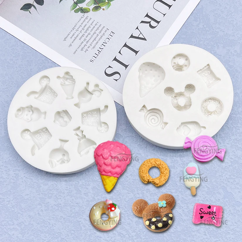 Ice Cream Candy Cake Silicone Mold Sugarcraft Cupcake Baking Mold Fondant Cake Decorating Tools Resin Tools
Ice Cream Candy Cake Silicone Mold Sugarcraft Cupcake Baking Mold Fondant Cake Decorating Tools Resin Tools