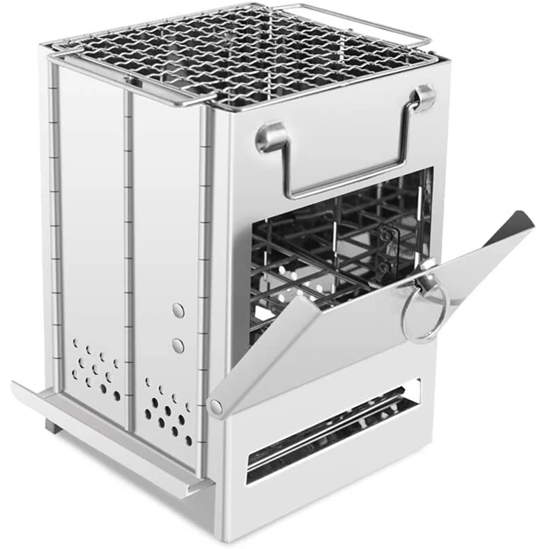 New-Wood Burning Camp Stove Portable Backpacking Stove Folding Grill, Perfect For Outdoor Camping Hiking Picnic BBQ Cooking
New-Wood Burning Camp Stove Portable Backpacking Stove Folding Grill, Perfect For Outdoor Camping Hiking Picnic BBQ Cooking