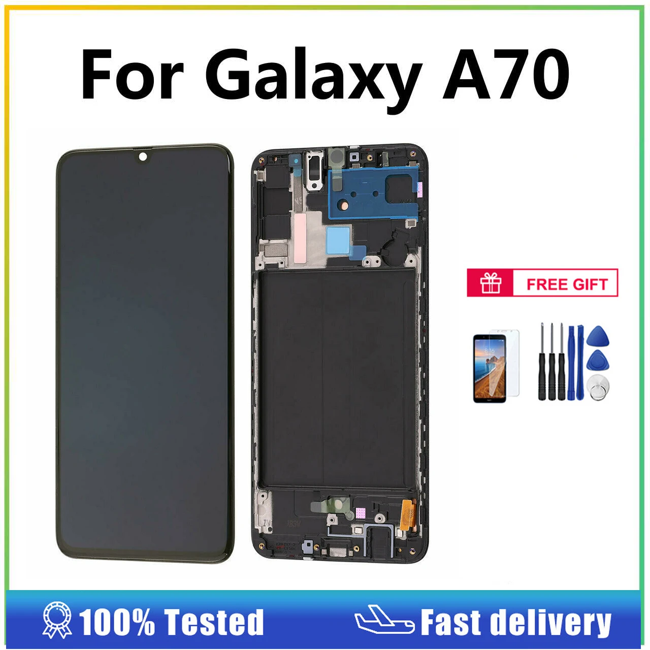 6.7" Original AMOLED For Samsung Galaxy A70 LCD Screen Touch Digitizer For Samsung A705 SM-A705FN/DS LCD Display Replacement
6.7" Original AMOLED For Samsung Galaxy A70 LCD Screen Touch Digitizer For Samsung A705 SM-A705FN/DS LCD Display Replacement