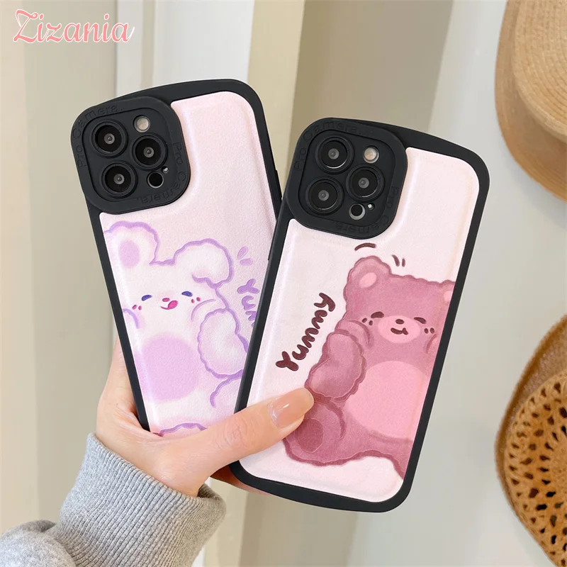 Fashion Cute Cartoon Little Bear Phone Case For iPhone 13 12 11 Pro Max XS Max XR X 7 8 Plus Creative Shockproof Cover Hot Sale
Fashion Cute Cartoon Little Bear Phone Case For iPhone 13 12 11 Pro Max XS Max XR X 7 8 Plus Creative Shockproof Cover Hot Sale