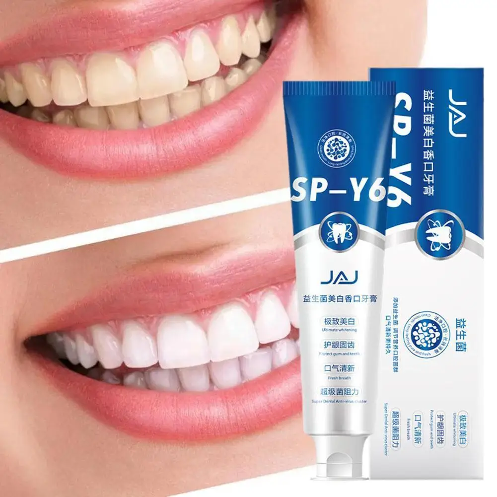 100 Probiotic Whitening Shark Toothpaste Teeth Whitening Toothpaste Plaque Breath Prevents Care Toothpaste Oral Fresh Z3Z3
100 Probiotic Whitening Shark Toothpaste Teeth Whitening Toothpaste Plaque Breath Prevents Care Toothpaste Oral Fresh Z3Z3