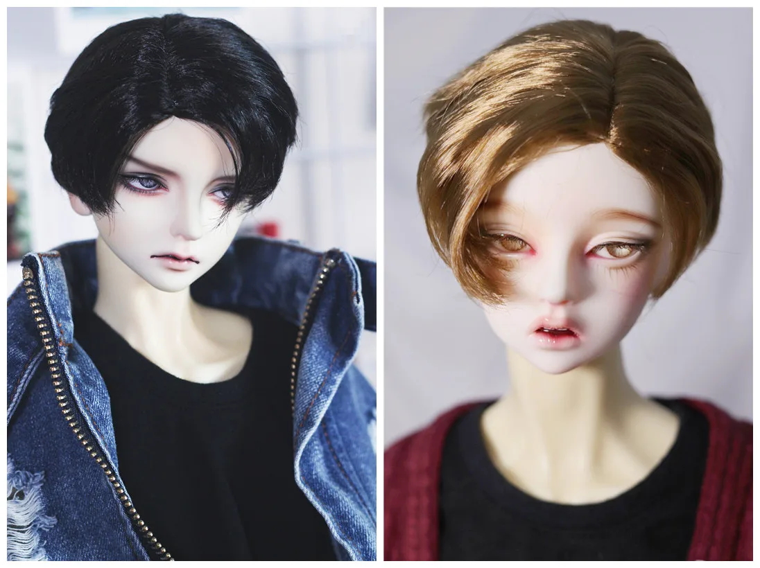 BJD doll wig fit for 1/3 1/4 1/6 Unce lfashion versatile personality men new side points love beans milk silk short hair gold
BJD doll wig fit for 1/3 1/4 1/6 Unce lfashion versatile personality men new side points love beans milk silk short hair gold