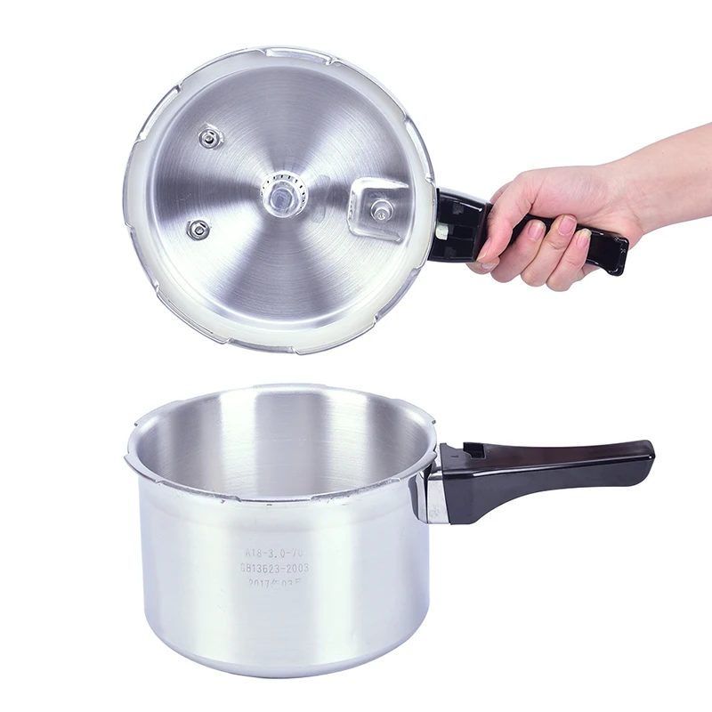 3L Aluminium Alloy Pressure Cooker Gas Stove Cooking Energy-saving Safety Outdoor Camping Cookware Food Steaming Cooking
3L Aluminium Alloy Pressure Cooker Gas Stove Cooking Energy-saving Safety Outdoor Camping Cookware Food Steaming Cooking