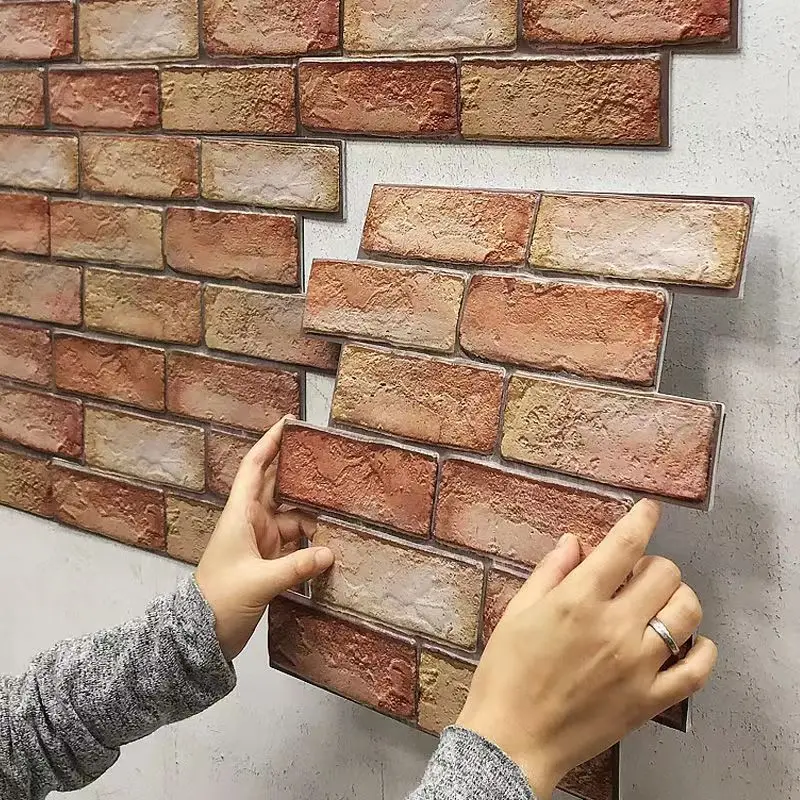 3D Stereo Wall Sticker Imitation Brick Home Decor Waterproof Self Adhesive Wallpaper Vinyl Living Room Kitchen TV Backdrop
3D Stereo Wall Sticker Imitation Brick Home Decor Waterproof Self Adhesive Wallpaper Vinyl Living Room Kitchen TV Backdrop