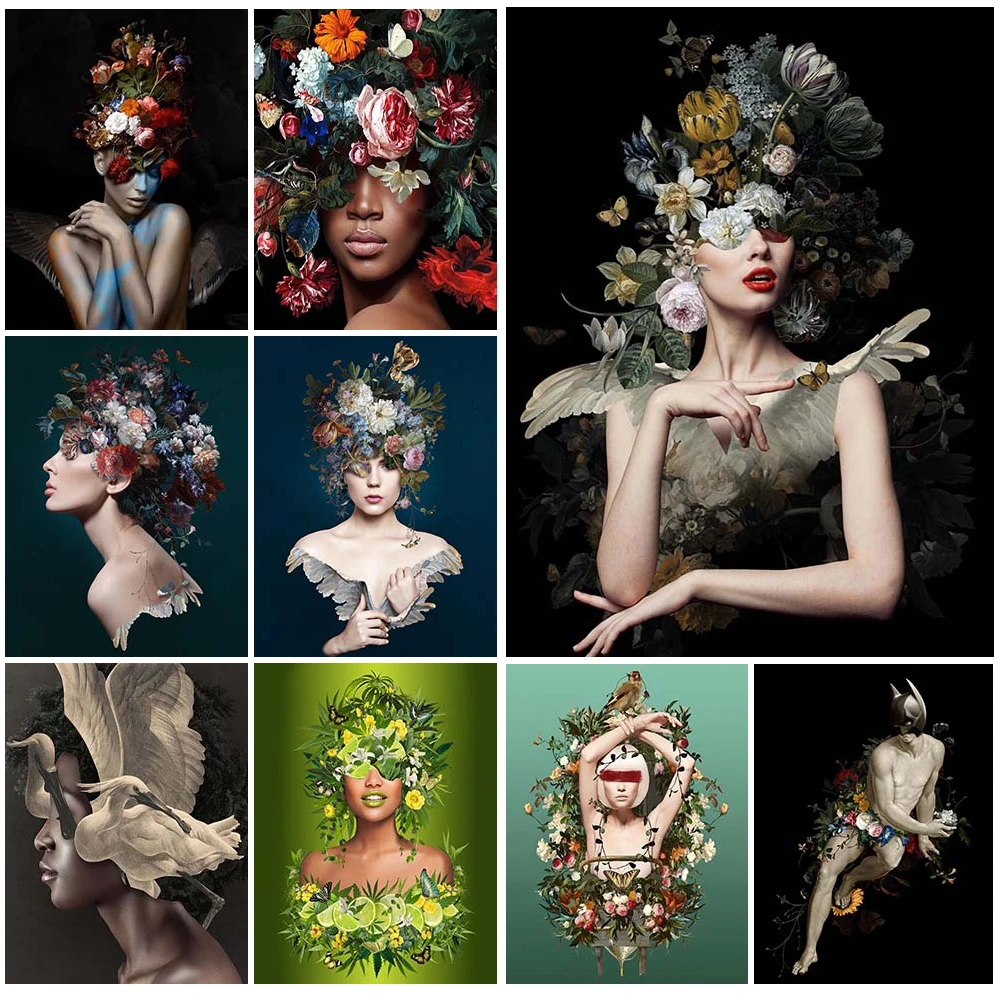 Black Woman Flower Sexy Girls Portrait Posters Wall Art Canvas Painting Home Decor Wall Pictures For Living Room Unframed
Black Woman Flower Sexy Girls Portrait Posters Wall Art Canvas Painting Home Decor Wall Pictures For Living Room Unframed