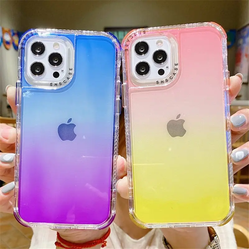 Transparent Gradient Phone Case For iPhone 11 12 13 Pro Max 12 13 Mini 11 Clear Shockproof Bumper Back Cover For iPhone 11 12
Transparent Gradient Phone Case For iPhone 11 12 13 Pro Max 12 13 Mini 11 Clear Shockproof Bumper Back Cover For iPhone 11 12