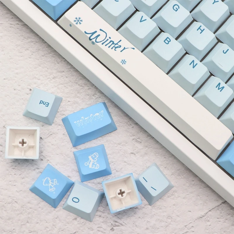 136 Keys/set Cherry Profile Winter Snow Keycap PBT Dye Sublimation Key Caps 6.25U For Mechanical Keyboard DZ60 SK61
136 Keys/set Cherry Profile Winter Snow Keycap PBT Dye Sublimation Key Caps 6.25U For Mechanical Keyboard DZ60 SK61