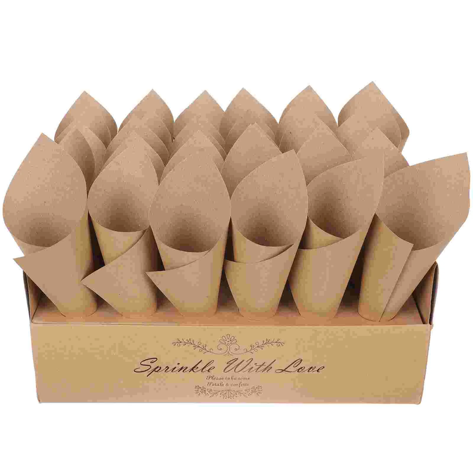 Cones Papercone Petal Bouquet Wedding Flower Partycandy Diy Holder Kraft Holders Stand Packaging Toss Wrapper Craft Fries Small
Cones Papercone Petal Bouquet Wedding Flower Partycandy Diy Holder Kraft Holders Stand Packaging Toss Wrapper Craft Fries Small