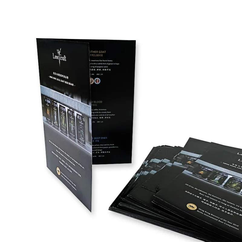 Custom A4 Design Printing Service Fold Brochure Catalog Restaurant Menu Personalized Beer Stand Board Product Coated Paper Flyer
Custom A4 Design Printing Service Fold Brochure Catalog Restaurant Menu Personalized Beer Stand Board Product Coated Paper Flyer
