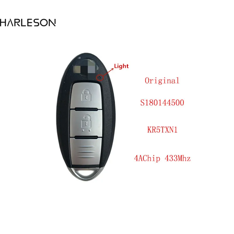 Original S180144500 KR5TXN1 Keyless For Nissan Kicks X-Trail 2019 2020 Proximity Smart Car Key Fob 433MHz 4A NCF29A1M 5RF0A
Original S180144500 KR5TXN1 Keyless For Nissan Kicks X-Trail 2019 2020 Proximity Smart Car Key Fob 433MHz 4A NCF29A1M 5RF0A