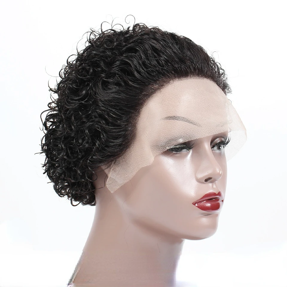 Pixie Cut Wig Short Curly Human Hair Wigs 13x1 Transparent Lace Human Hair Wig Malaysian PrePlucked Curly Bob Headline Wig Women
Pixie Cut Wig Short Curly Human Hair Wigs 13x1 Transparent Lace Human Hair Wig Malaysian PrePlucked Curly Bob Headline Wig Women