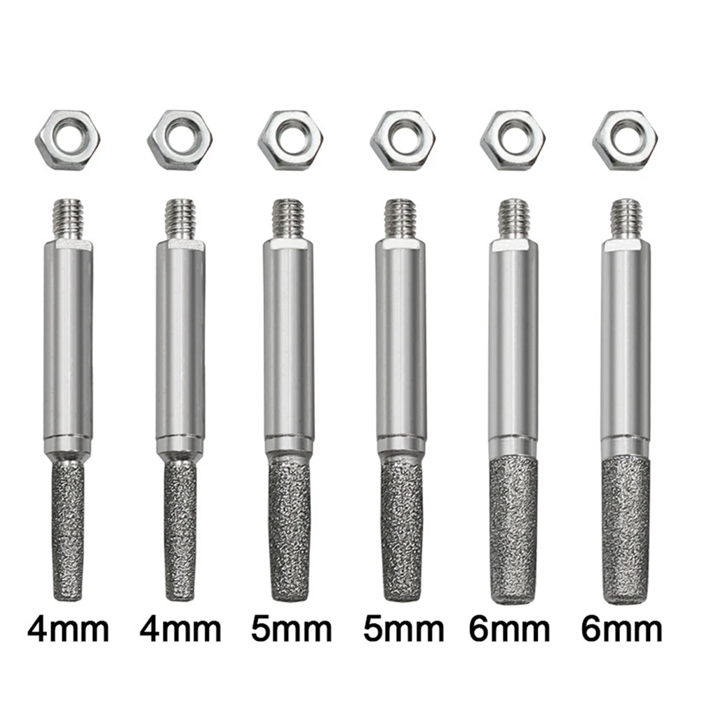 6PCS 4/5/6mm Chainsaw Teeth Sharpener Grinding Head Diamond Coated Grinding Head Cylindrical Burr Removers Chainsaw Sharpener
6PCS 4/5/6mm Chainsaw Teeth Sharpener Grinding Head Diamond Coated Grinding Head Cylindrical Burr Removers Chainsaw Sharpener