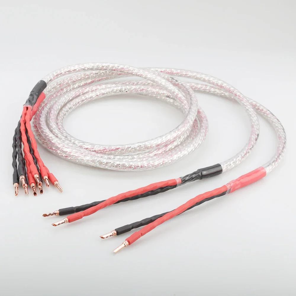 Пара акустических кабелей Audiocrast длиной 2 5 м Yarbo SP-109CS с разъемом типа банан Аудио