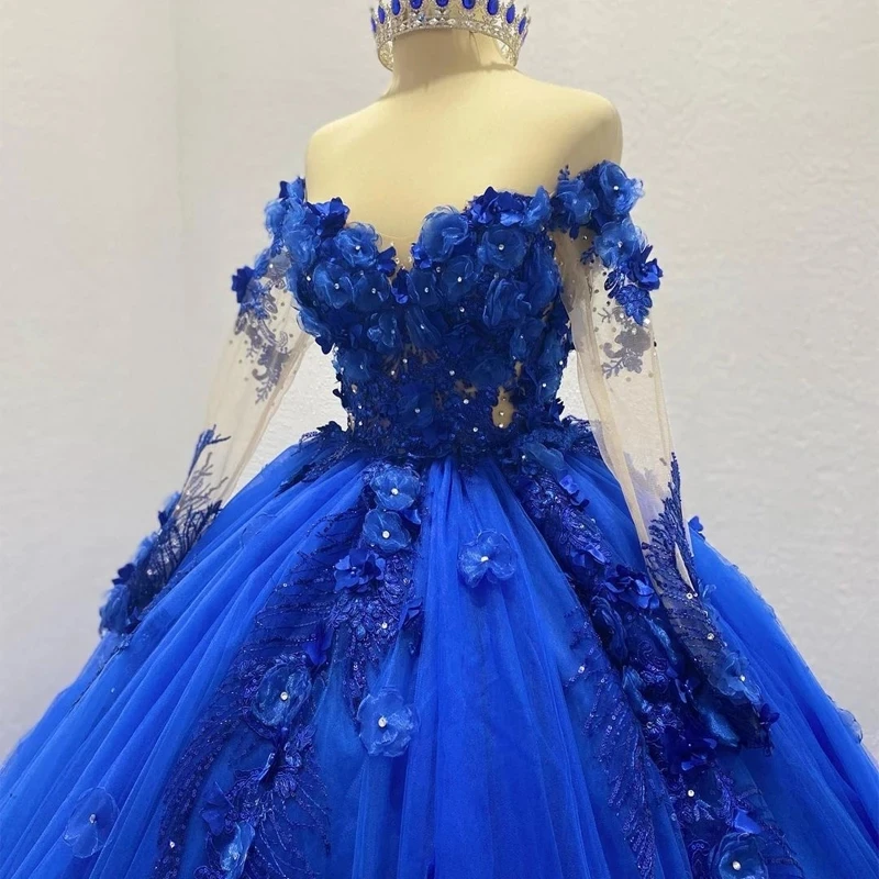 Реальные фотографии, королевский синий бальный наряд, платья для Quinceanera, 3D Цветочная аппликация, принцесса, день рождения, женское платье на выпускной, платья 15 лет
Реальные фотографии, королевский синий бальный наряд, платья для Quinceanera, 3D Цветочная аппликация, принцесса, день рождения, женское платье на выпускной, платья 15 лет