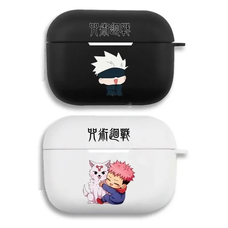 

Чехол для наушников Gojo Wuhu с рисунком заклинания из мультфильма, подходит для Airpods, защитный чехол Apple 1-2/3/Pro2, силиконовый