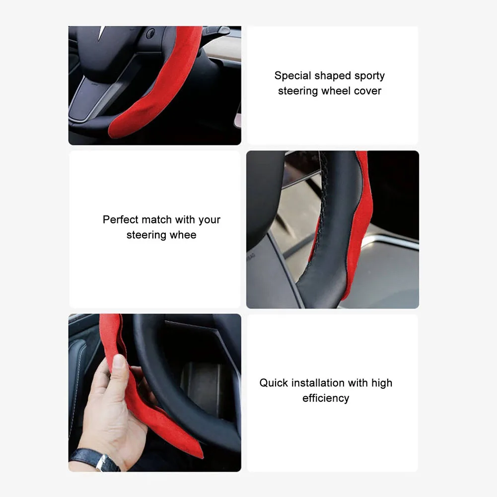 Car Steering Wheel Cover Interior Practical Universal 38cm ABS + Suede Anti-Slip Brand New Breathable Comfortable
Car Steering Wheel Cover Interior Practical Universal 38cm ABS + Suede Anti-Slip Brand New Breathable Comfortable