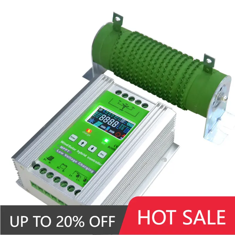 MPPT Wind 1500W Solar 1500W 48V Boost Wind and Solar Hybrid Regulator for Wind Turbine
MPPT Wind 1500W Solar 1500W 48V Boost Wind and Solar Hybrid Regulator for Wind Turbine