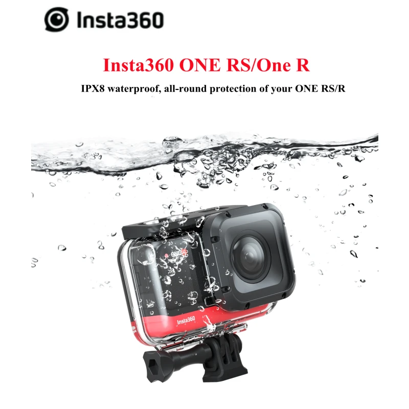 Original Insta360 ONE RS Diving Case 60M/30M Depth Protective Shell Cover Accessories for Insta360 One R Waterproof Housing
Original Insta360 ONE RS Diving Case 60M/30M Depth Protective Shell Cover Accessories for Insta360 One R Waterproof Housing