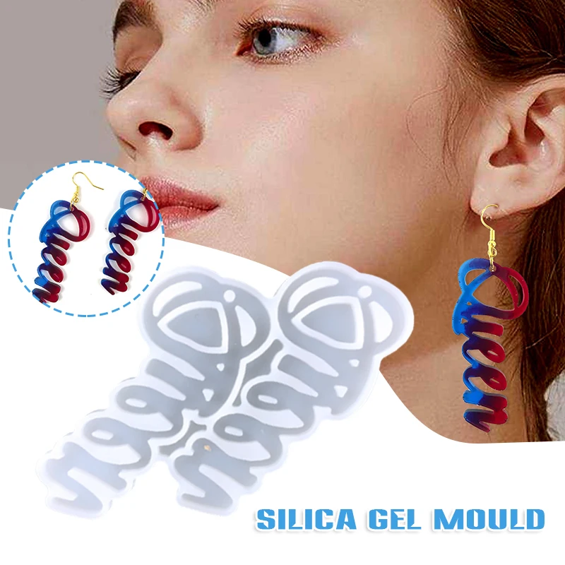 Ear Drop Casting Die Queen Letter DIY Craft Pendant Soft Silicone Stencil Ear Drop Casting Die EIG88
Ear Drop Casting Die Queen Letter DIY Craft Pendant Soft Silicone Stencil Ear Drop Casting Die EIG88