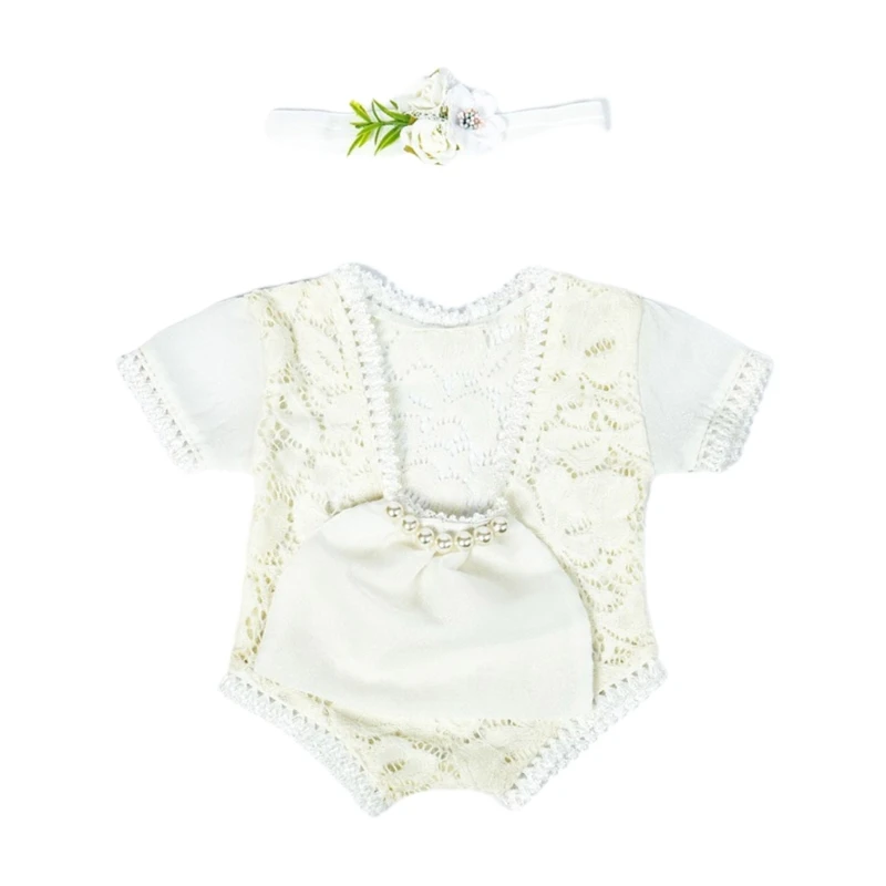 Реквизит для фотосъемки младенцев Одежда для фотосъемки Кружевная повязка на голову комбинезоны для новорожденных душ подарок 40JC 
Реквизит для фотосъемки младенцев Одежда для фотосъемки Кружевная повязка на голову комбинезоны для новорожденных душ подарок 40JC