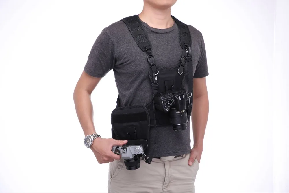 Переносной нагрудный жилет для камер Canon Nikon Sony Pentax DSLR |