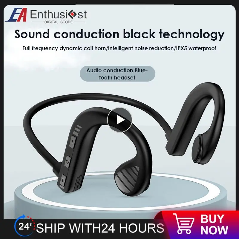 Protable With Microphone Sport Earphones Ear-mounted Wireless Headphone Non-in-ear Tws Earbuds Lightweight Ergonomic
Protable With Microphone Sport Earphones Ear-mounted Wireless Headphone Non-in-ear Tws Earbuds Lightweight Ergonomic