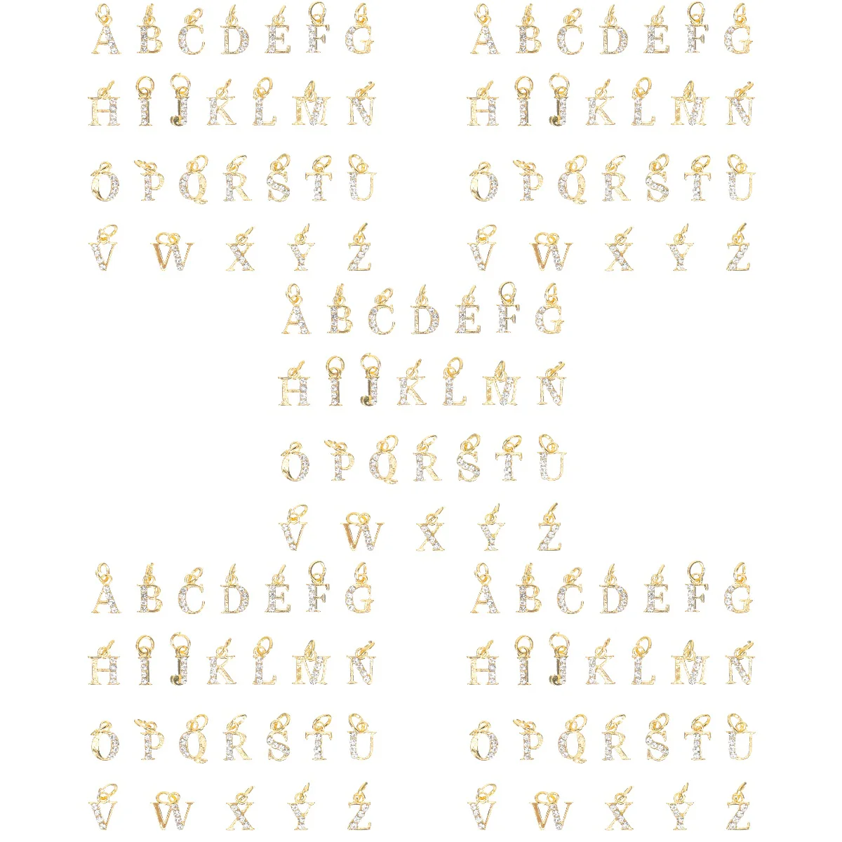 130 pcs Alphabet Pendant Charm DIY Jewelry Making Pendant Letter Nail Art Charms
130 pcs Alphabet Pendant Charm DIY Jewelry Making Pendant Letter Nail Art Charms