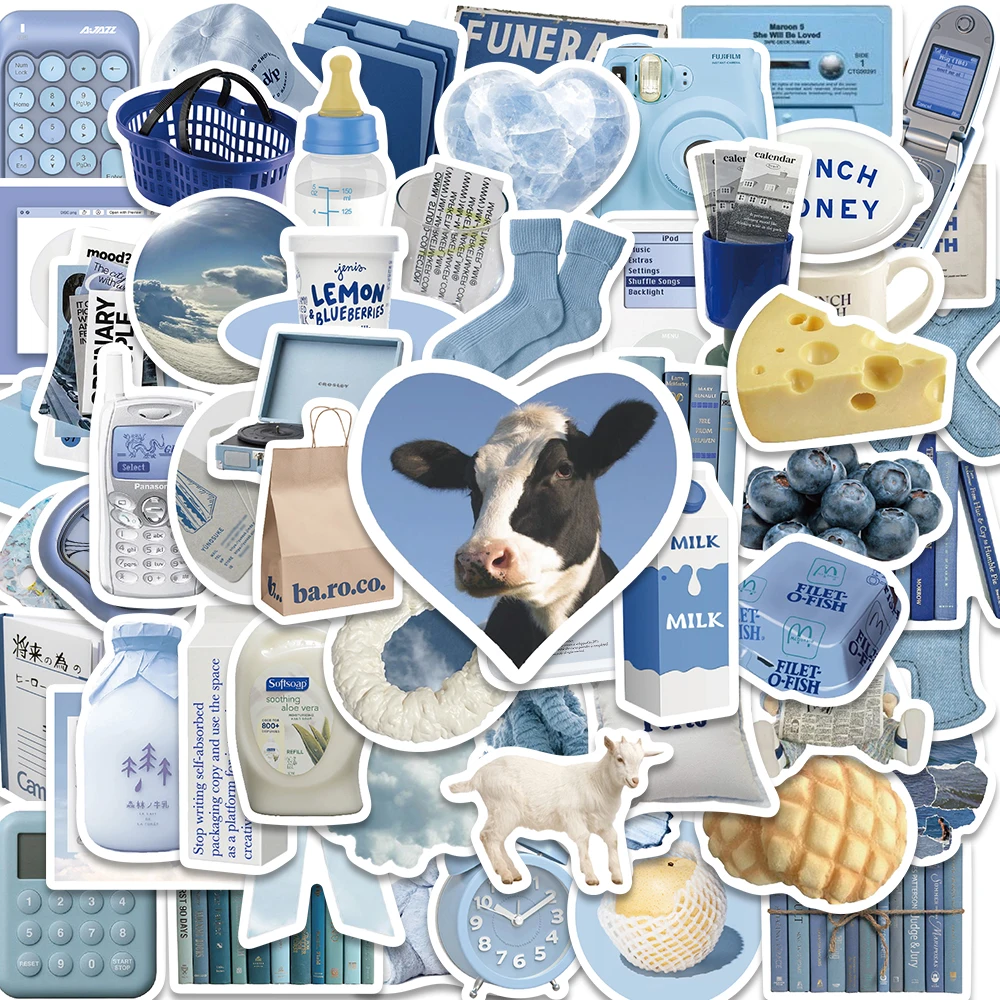 10/60PCS Ins Style BLUE Vintage Decals Stickers Aesthetic Motorcycle Phone Notebook Suitcase Laptop Fridge Wall Sticker Kids Toy
10/60PCS Ins Style BLUE Vintage Decals Stickers Aesthetic Motorcycle Phone Notebook Suitcase Laptop Fridge Wall Sticker Kids Toy