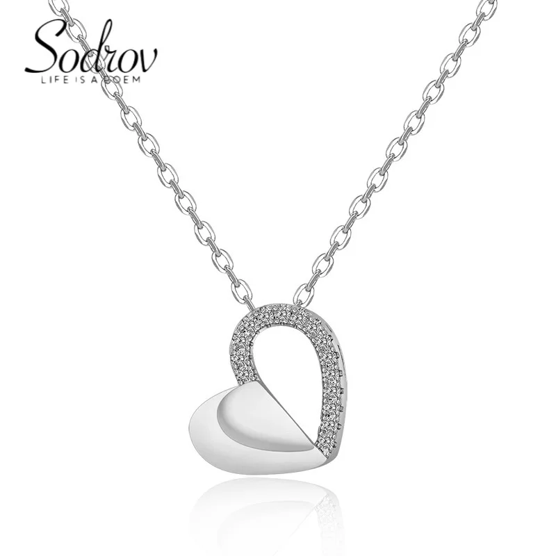 SODROV Zircon Heart Necklace for Women Chains Jewlery Necklaces Wholesale Initial Necklace
SODROV Zircon Heart Necklace for Women Chains Jewlery Necklaces Wholesale Initial Necklace