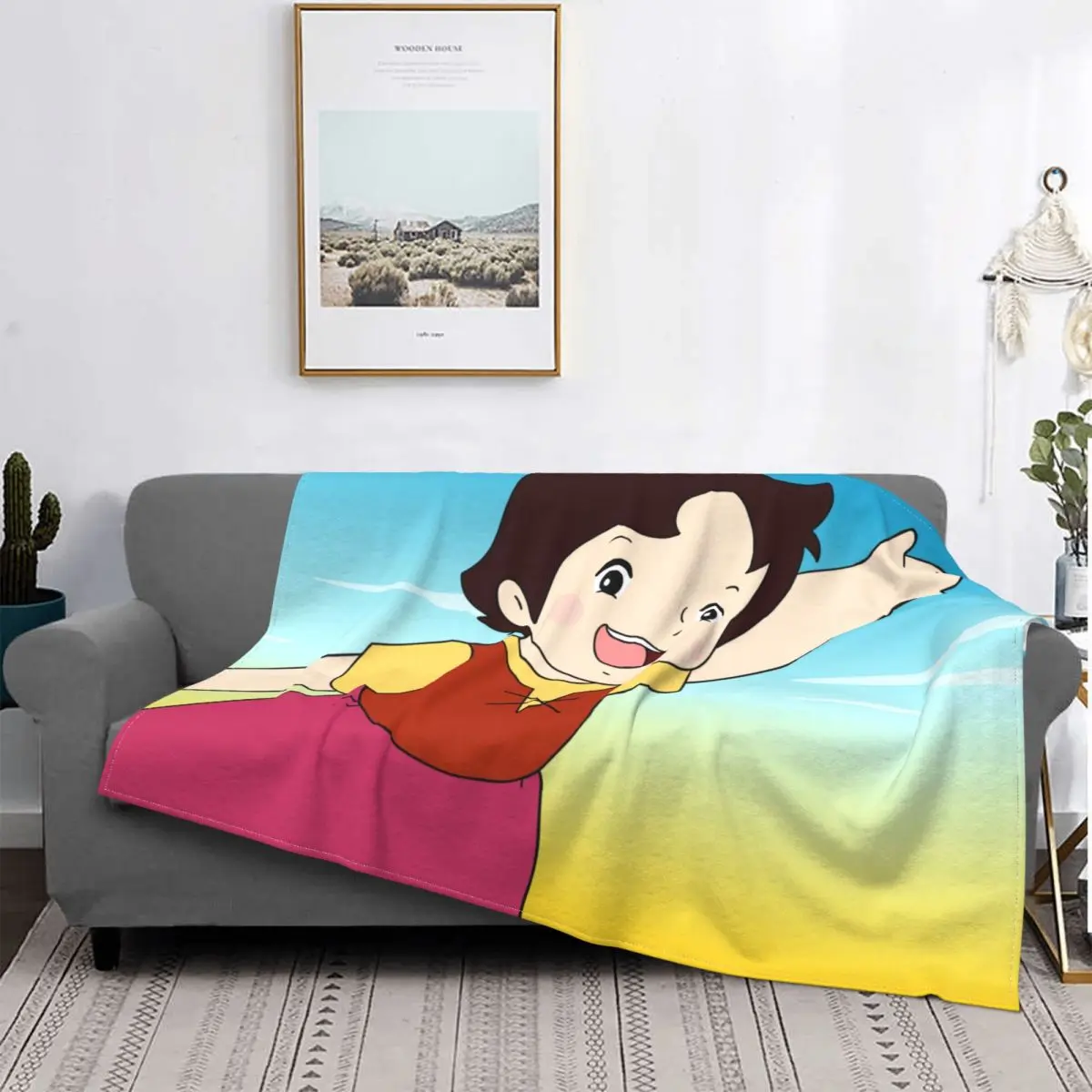 Cute Heidi Blankets Warm Flannel Cartoon Anime Alps Mountain Girl Throw Blanket for Bed Travel Rug Piece
Cute Heidi Blankets Warm Flannel Cartoon Anime Alps Mountain Girl Throw Blanket for Bed Travel Rug Piece