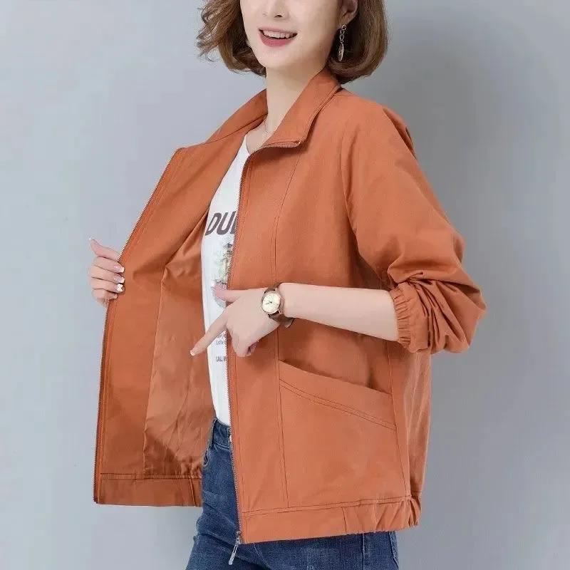 Lining Women's Jacket Short Style 2023 Spring Autumn New Coat Korean Version Female Loose Fashion Outerwear Mother Overcoat Tops
Lining Women's Jacket Short Style 2023 Spring Autumn New Coat Korean Version Female Loose Fashion Outerwear Mother Overcoat Tops