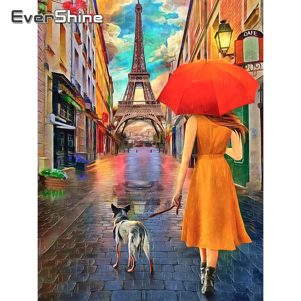 EverShine Full Square Diamond Painting Street Cross Stitch Diamond Embroidery Paris Tower Beaded Art Mosaic Landscape Wall Decor 
EverShine Full Square Diamond Painting Street Cross Stitch Diamond Embroidery Paris Tower Beaded Art Mosaic Landscape Wall Decor