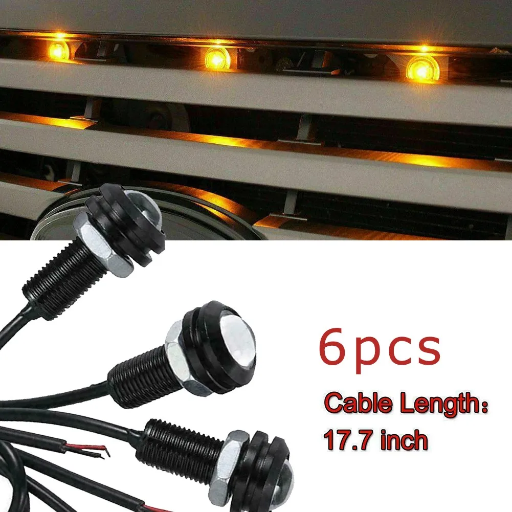 6x Car Front Grille Bumper Grill Hood Amber LED Lights For Dodge RAM 1500/2500/3500 Auto Exterior Decoration Lights
6x Car Front Grille Bumper Grill Hood Amber LED Lights For Dodge RAM 1500/2500/3500 Auto Exterior Decoration Lights