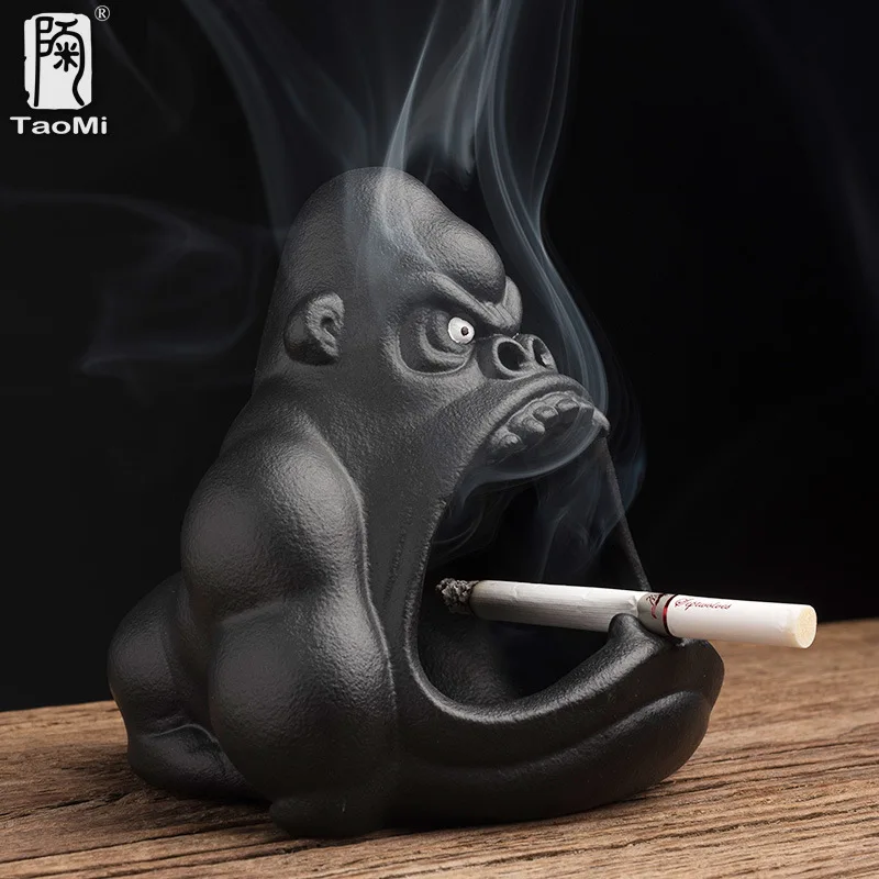 Tao fan cute cartoon small animal ashtray orangutan anti-fly ash ceramic household living room trend car big ashtray
Tao fan cute cartoon small animal ashtray orangutan anti-fly ash ceramic household living room trend car big ashtray