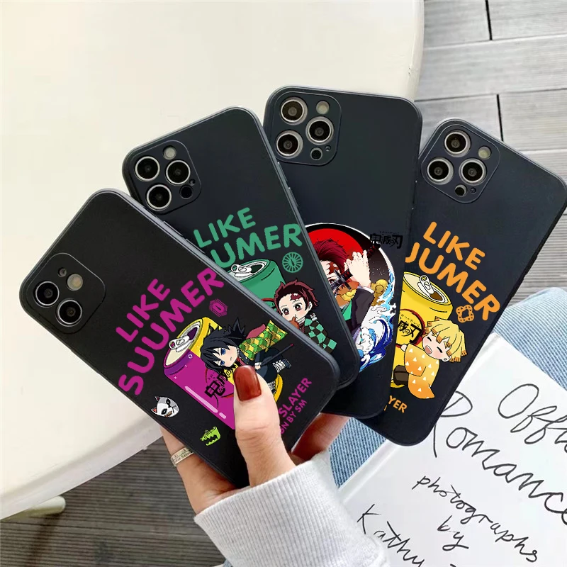 Demon Slayer Cartoon Character Phone Case For Funda iPhone 11 12 13 Pro Max Mini X XR XS SE 2020 5 6 7 8 Plus Silicone Cover
Demon Slayer Cartoon Character Phone Case For Funda iPhone 11 12 13 Pro Max Mini X XR XS SE 2020 5 6 7 8 Plus Silicone Cover