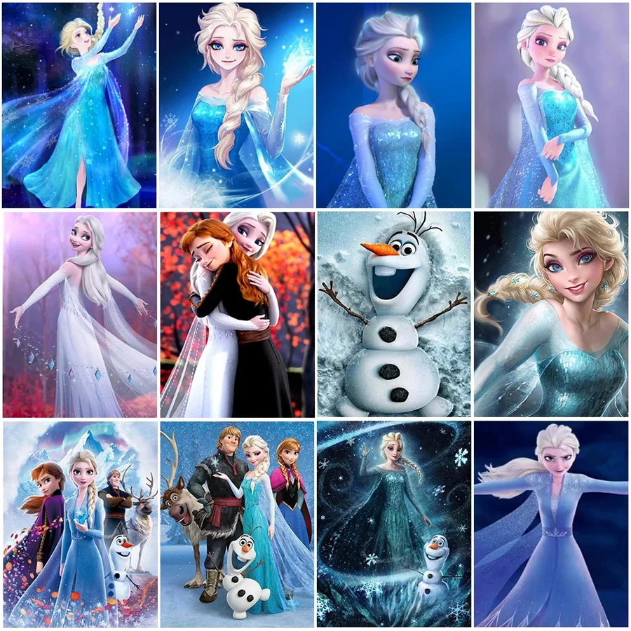 Disney Anna Elsa Princess Frozen Cartoon ull Drill 5D Diy Diamond Painting Diamond Mosaic Embroidery Animals Needlework decor
Disney Anna Elsa Princess Frozen Cartoon ull Drill 5D Diy Diamond Painting Diamond Mosaic Embroidery Animals Needlework decor