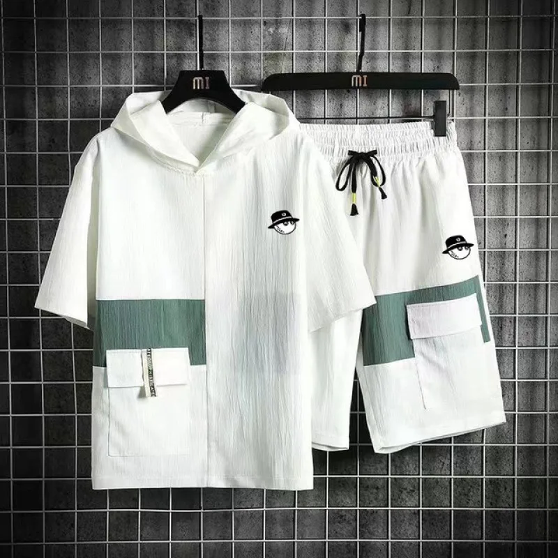 2023 Anew Golf Utaa Golf Wear Men 2-piece Set Men's Golf Clothing Summer Golf Suit Hooded Malbon Golf T-shirt Golf Shorts Suit
2023 Anew Golf Utaa Golf Wear Men 2-piece Set Men's Golf Clothing Summer Golf Suit Hooded Malbon Golf T-shirt Golf Shorts Suit