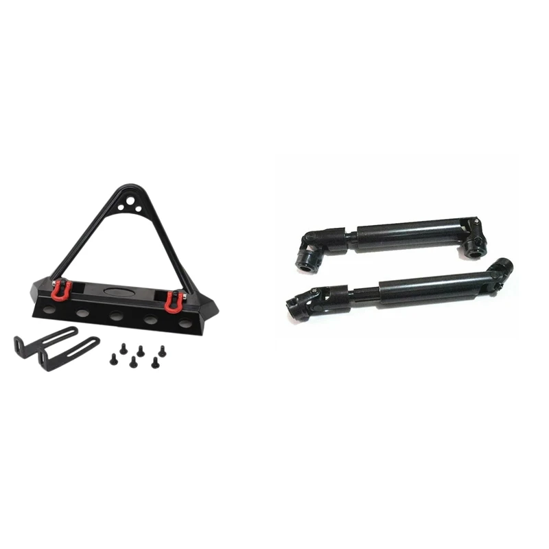 1Set Front Bumper Crawler Single Motor Winch For 1/10 Axial SCX10 90046 & 2Pcs Steel CVD Universal Joint Drive Shaft
1Set Front Bumper Crawler Single Motor Winch For 1/10 Axial SCX10 90046 & 2Pcs Steel CVD Universal Joint Drive Shaft