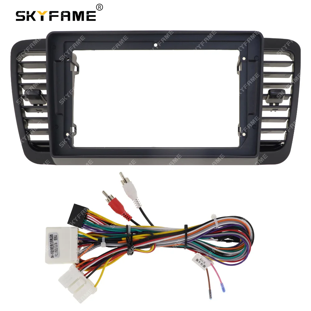 SKYFAME Автомобильная рамка Fascia адаптер для Subaru Outback Legacy 2004-2006 Android большой экран