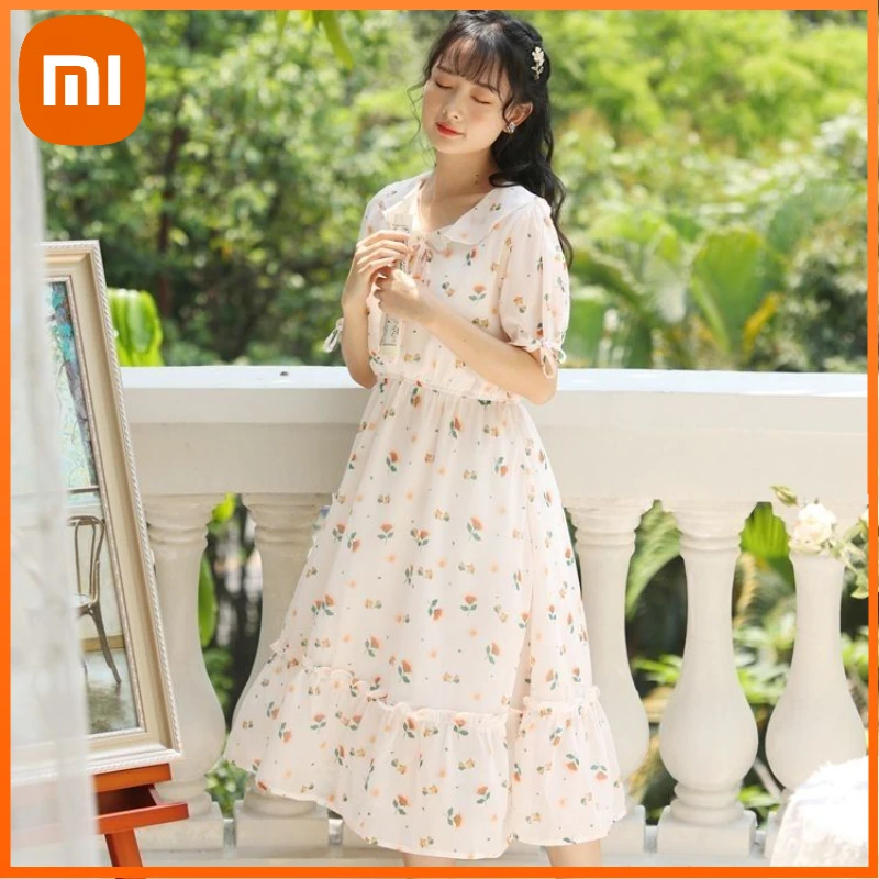Xiaomi Chiffon Vintage Long Flower Dress Women High Waist Elegant Sweet Fairy Dress Summer Casual Beach Evening Party Dress 2021
Xiaomi Chiffon Vintage Long Flower Dress Women High Waist Elegant Sweet Fairy Dress Summer Casual Beach Evening Party Dress 2021