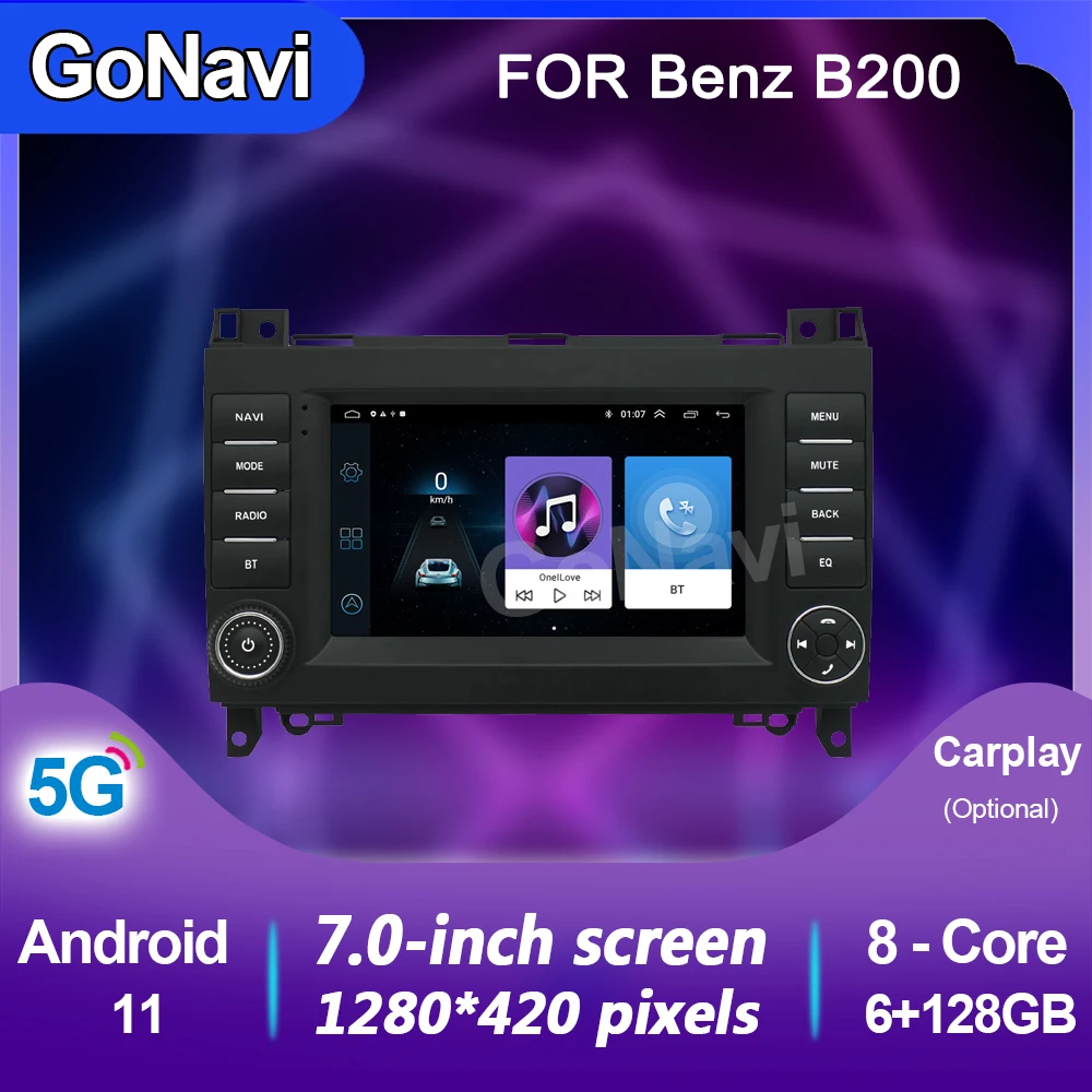 GoNavi Android 11 Car Radio Host For Mercedes Benz B200 Viano Vito A-Class W164 B-Class W245 Sprinter A160 A180 GPS Navigation
GoNavi Android 11 Car Radio Host For Mercedes Benz B200 Viano Vito A-Class W164 B-Class W245 Sprinter A160 A180 GPS Navigation