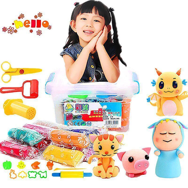 New 24/36 Color Super Light Clay Air Dry Polymer Modelling Clay Slime DIY Soft Creative Educational Clay Toys Children's Gift
New 24/36 Color Super Light Clay Air Dry Polymer Modelling Clay Slime DIY Soft Creative Educational Clay Toys Children's Gift