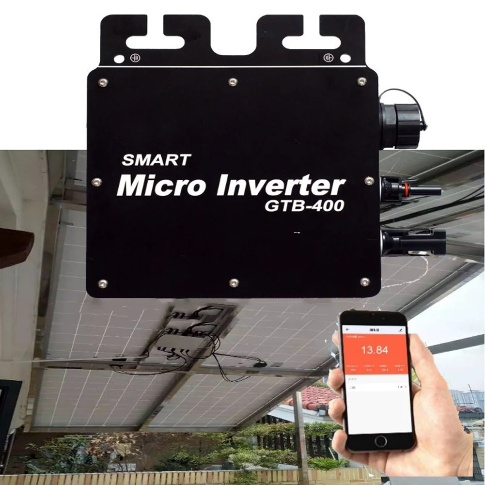 Solar Power Inverter 400W Aluminium Alloy GTB-400 400W Inverter Output Solar Grid Tie High Quality New Durable
Solar Power Inverter 400W Aluminium Alloy GTB-400 400W Inverter Output Solar Grid Tie High Quality New Durable