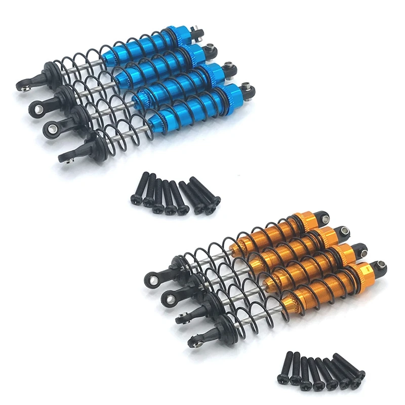 8PCS Metal Oil Filled Front & Rear Shock Absorber Damper For Wltoys 12402-A A323 12409 1/12 RC Car Parts,Blue & Yellow
8PCS Metal Oil Filled Front & Rear Shock Absorber Damper For Wltoys 12402-A A323 12409 1/12 RC Car Parts,Blue & Yellow