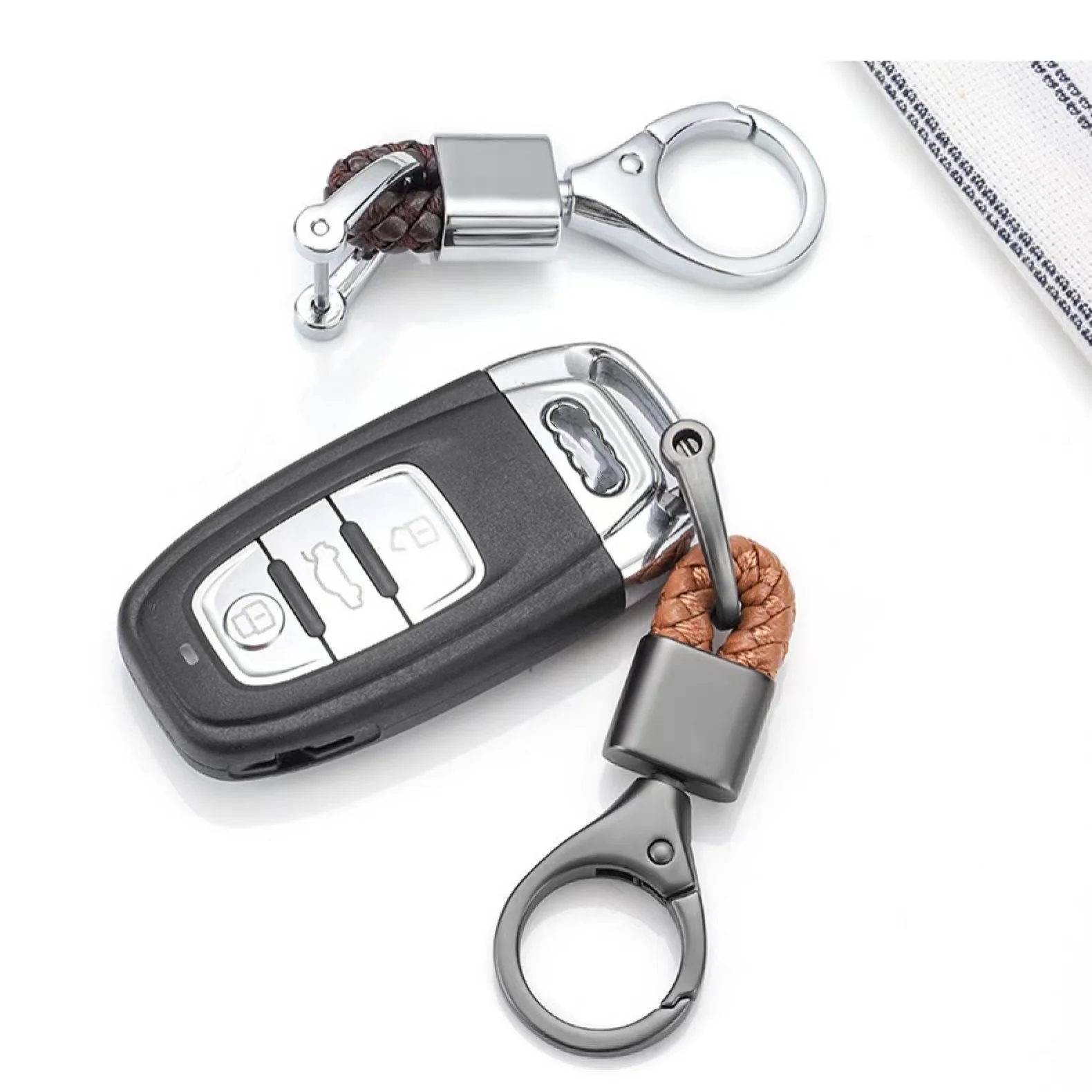 2022New New hand-woven leather Car Key Ring Men Women rope key chain waist key chain charm Gift Jewelry
2022New New hand-woven leather Car Key Ring Men Women rope key chain waist key chain charm Gift Jewelry